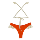 Rust/Coconut Ruffle Lily + Sandy Bundle
