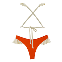 Rust/Coconut Ruffle Lily + Sandy Bundle