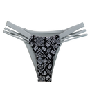 Outlaw/Silver Seline Bikini Bottom
