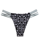 Outlaw/Silver Seline Bikini Bottom