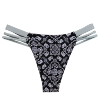 Outlaw/Silver Seline Bikini Bottom