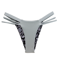 Outlaw/Silver Seline Bikini Bottom