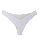 Ribbed White/White Shimmer Serena Bottom