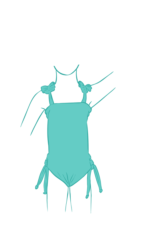 Custom Toddler Butterfly One Piece + Scrunchie