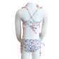 Strawberry Shortcake/ Guava Butterfly Toddler One Piece + Scrunchies