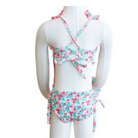 Strawberry Shortcake/ Guava Butterfly Toddler One Piece + Scrunchies
