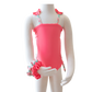 Strawberry Shortcake/ Guava Butterfly Toddler One Piece + Scrunchies