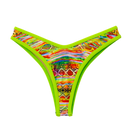 Tropical/Lime Jade Thong Bottom