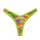 Tropical/Lime Jade Thong Bottom