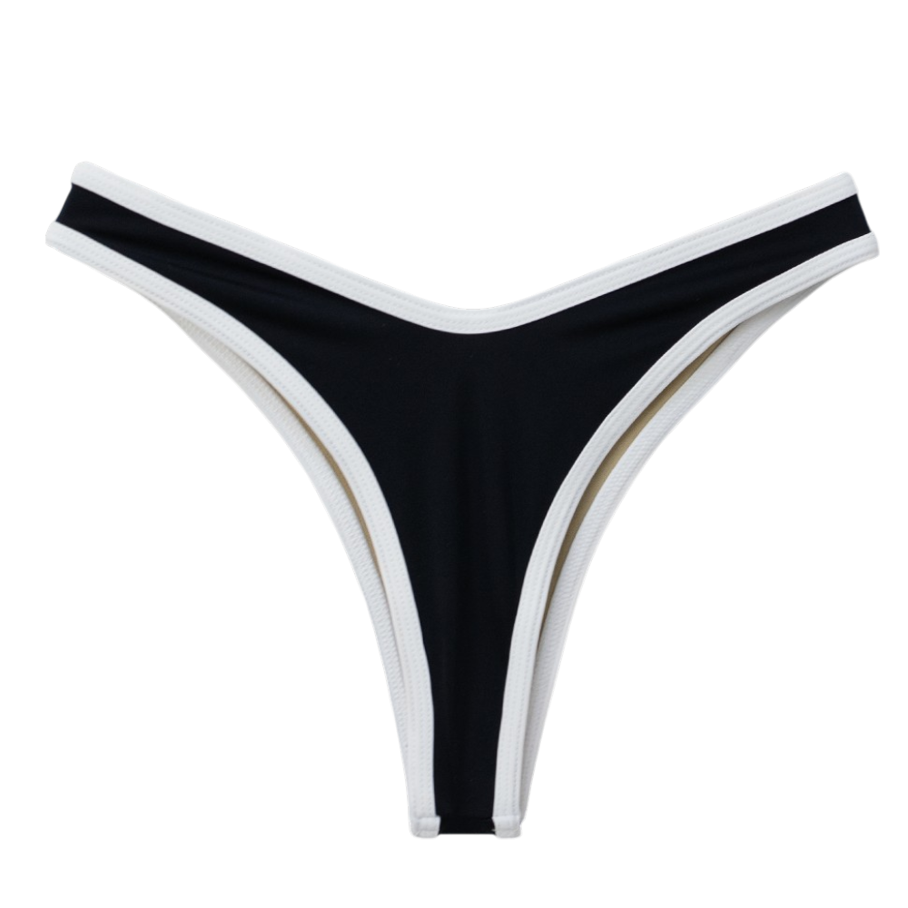Tuxedo Jade Thong Bottom