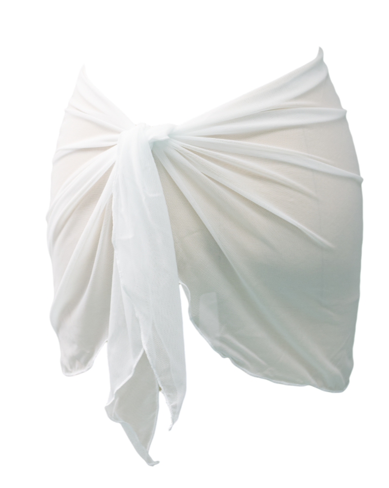 
                      
                        White Mesh Sarong
                      
                    