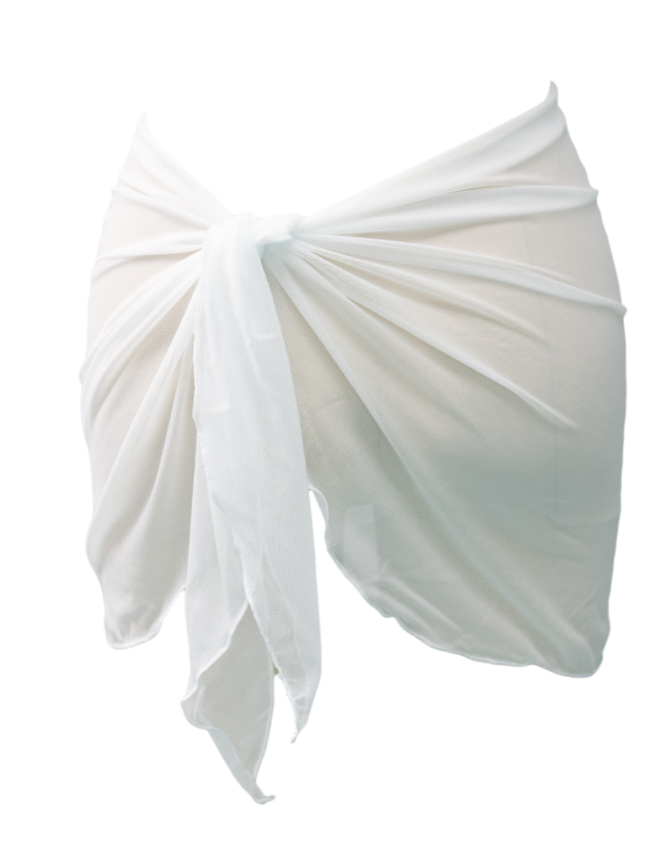 
                  
                    White Mesh Sarong
                  
                