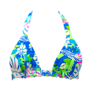 Wild Monstera/White Shimmer Thalia Top