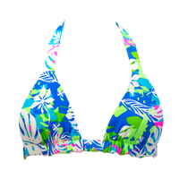 Wild Monstera/White Shimmer Thalia Top