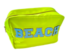 XL Neon Nylon Beach Bag