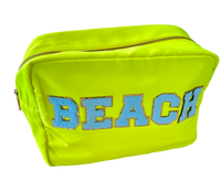 XL Neon Nylon Beach Bag