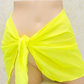 Neon Yellow Mesh Sarong