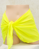 Neon Yellow Mesh Sarong