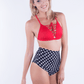 Polka Dot High Waisted Shorts - FJ SWIM